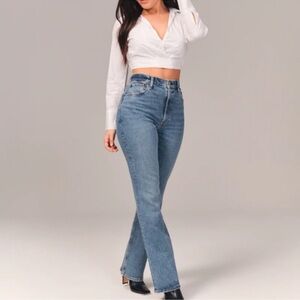 Abercrombie Curve Love The 70’s Vintage Flare Ultra High Rise
